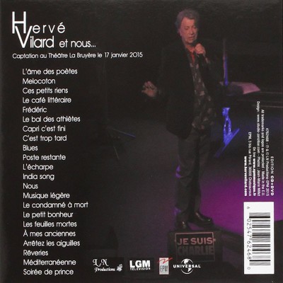 HERVÉ VILARD  "CHANTONS !" EDITION CD+DVD