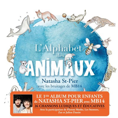 NATASHA ST PIER  "L'ALPHABET DES ANIMAUX"  EDITION LIMITEE LIVRE DISQUE