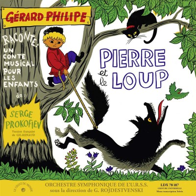 GÉRARD PHILIPE  "PIERRE ET LE LOUP"