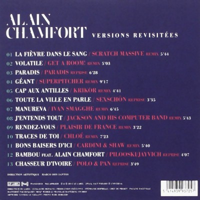 ALAIN CHAMFORT  "LE MEILLEUR D'ALAIN CHAMFORT" (VERSIONS REVISITÉES)