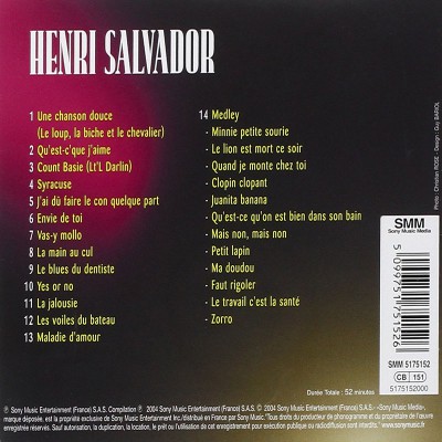 HENRI SALVADOR  "UNE CHANSON DOUCE"