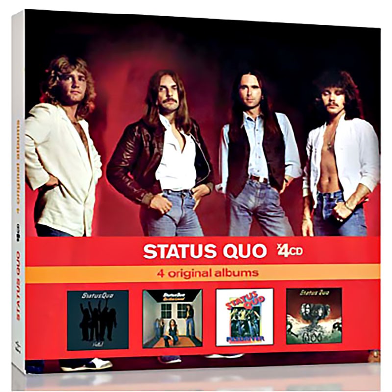 STATUS QUO  "4 ALBUMS ORIGINAUX"