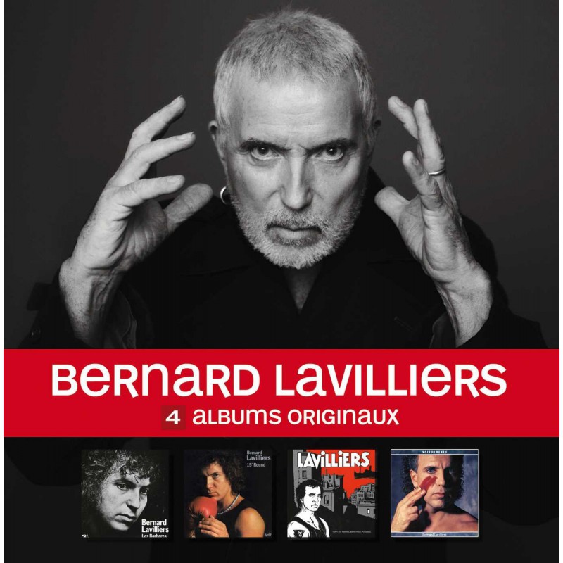 BERNARD LAVILLIERS  "4 ALBUMS ORIGINAUX"