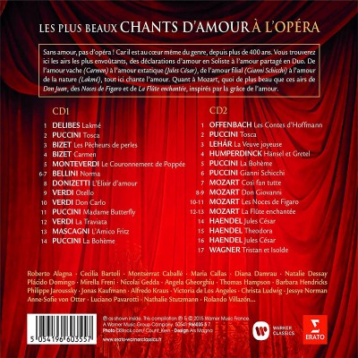 RADIO CLASSIQUE "LES PLUS BEAUX CHANTS D'AMOUR D'OPÉRA"