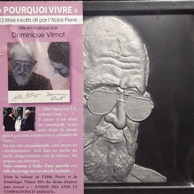 ABBÉ PIERRE & DOMINIQUE VILMOT "POURQUOI VIVRE" (COFFRET MÉTAL)