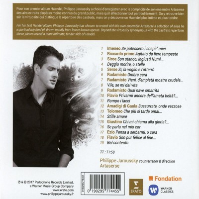 PHILIPPE JAROUSSKY  "THE HAENDEL ALBUM"