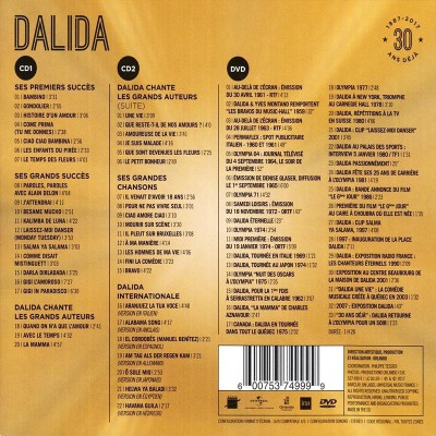 DALIDA  "30 ANS DÉJÀ"