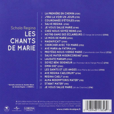 LES CHANTS DE MARIE