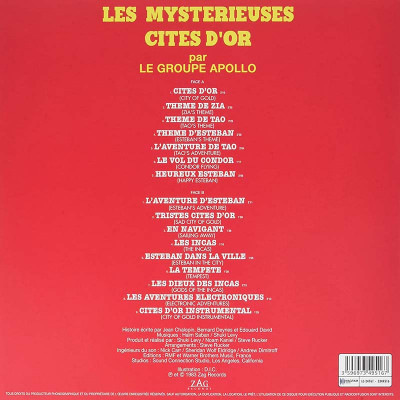LES MYSTERIEUSES CITEES D'OR VINYLE