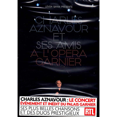 CHARLES AZNAVOUR "CHARLES AZNAVOUR ET SES AMIS AU PALAIS GARNIER" DVD