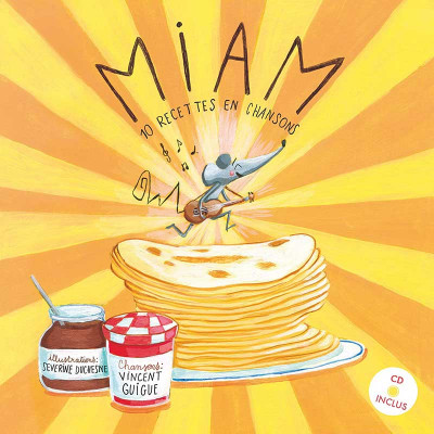 VINCENT GUIGUE "MIAM !"  LIVRE CD