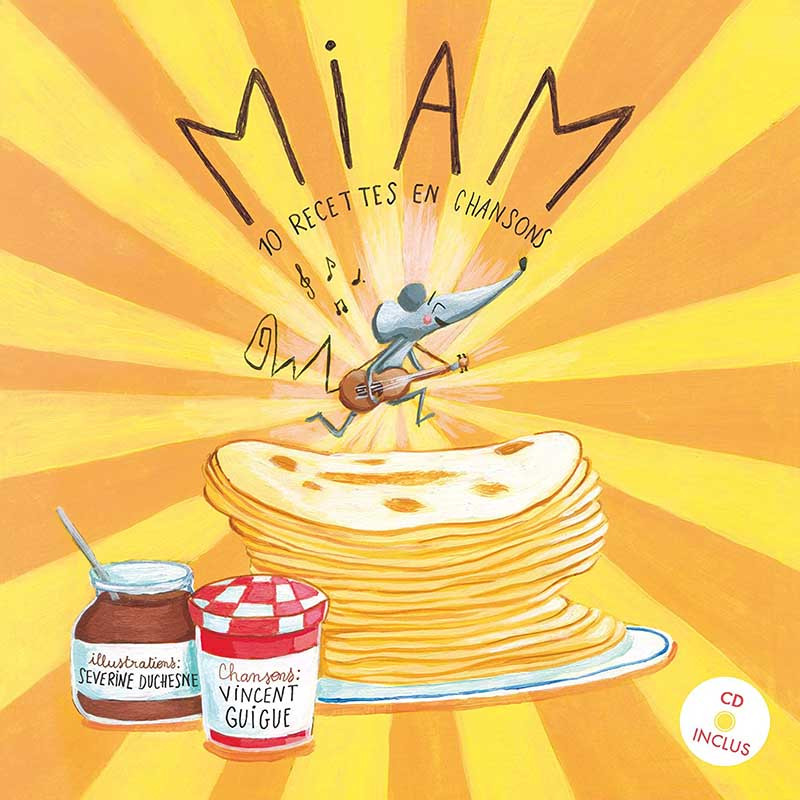 VINCENT GUIGUE "MIAM !"  LIVRE CD