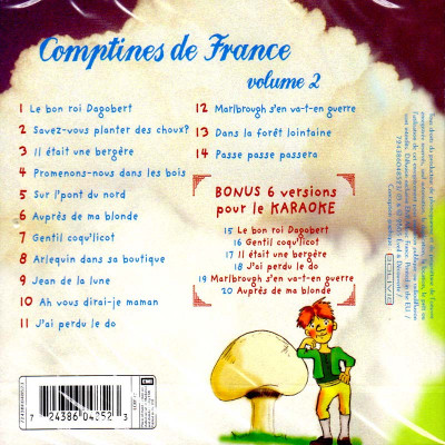 COMPTINES DE FRANCE VOLUME 2